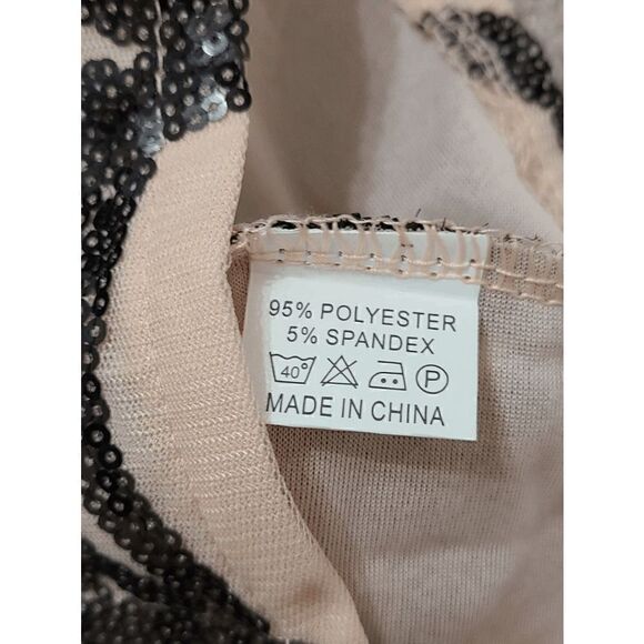 Sexy Sequin Long Sleeve Club Bodycon Party Mini Dress SIZE XS NEW WITH TAGS - Picture 12 of 13